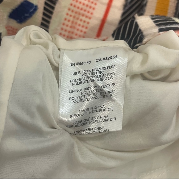 Anthropologie Hutch Willem Multicolor abstract patterned a line skirt Size 8P - Picture 10 of 11